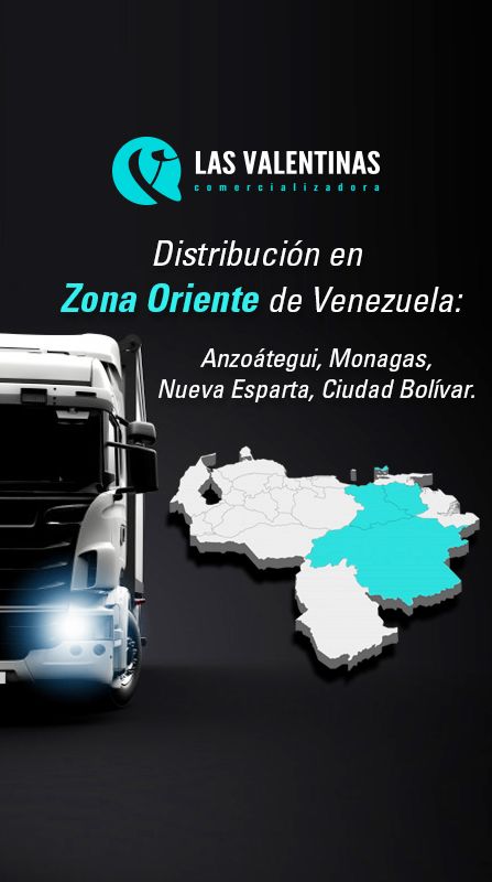 Mapa de distribución en la Zona Oriente de Venezuela